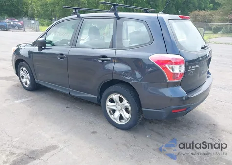 2014 Subaru Forester 2.5I z USA, uszkodzony, nr VIN JF2SJAAC1EH511084